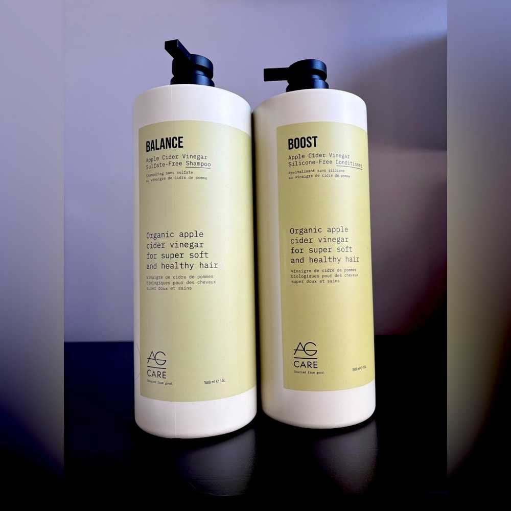 AG Care BALANCE APPLE CIDER VINEGAR SULFATE-FREE SHAMPOO & Conditioner 1L set